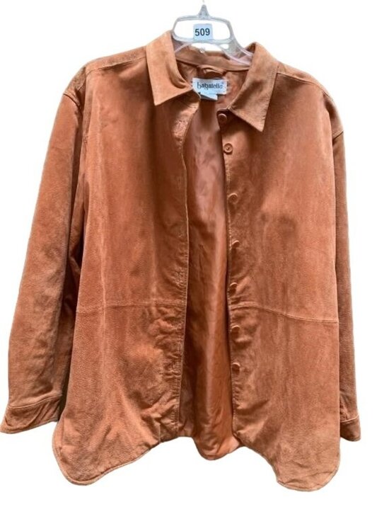 bagatelle Jackets & Blazers - Bagatelle Italian Suede Leather Jacket Pierre Cardin Turtleneck Sleeveless Shell